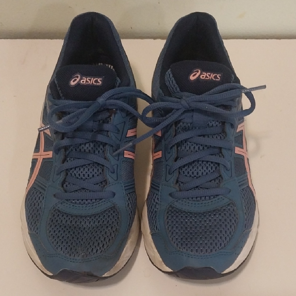 Asics Women's Athletic Shoes in Blue and Pink